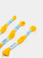 Лимонный мулине, нитки для вышивания Gamma, 100% хлопок, номера цветов 5170 - 5220