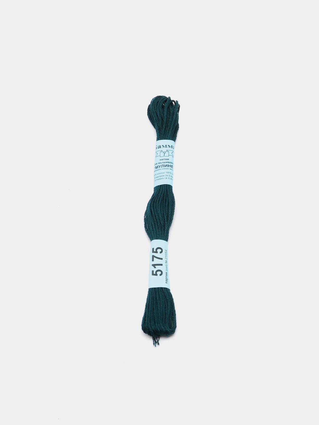 Кремовый мулине, нитки для вышивания Gamma, 100% хлопок, номера цветов 5170 - 5220
