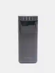 Черный внешний аккумулятор Power Bank Fantesi F34, с дисплеем и фонариком, 20000 mAh, белый