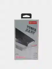 Черный внешний аккумулятор Power Bank Fantesi F34, с дисплеем и фонариком, 20000 mAh, белый