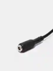 Черный кабель магнитный USB DENMEN D18L/D18T для зарядки Type-C / Lightning 2.4A