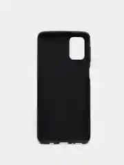 Черный чехол для Samsung M31S под кожу, силиконовый