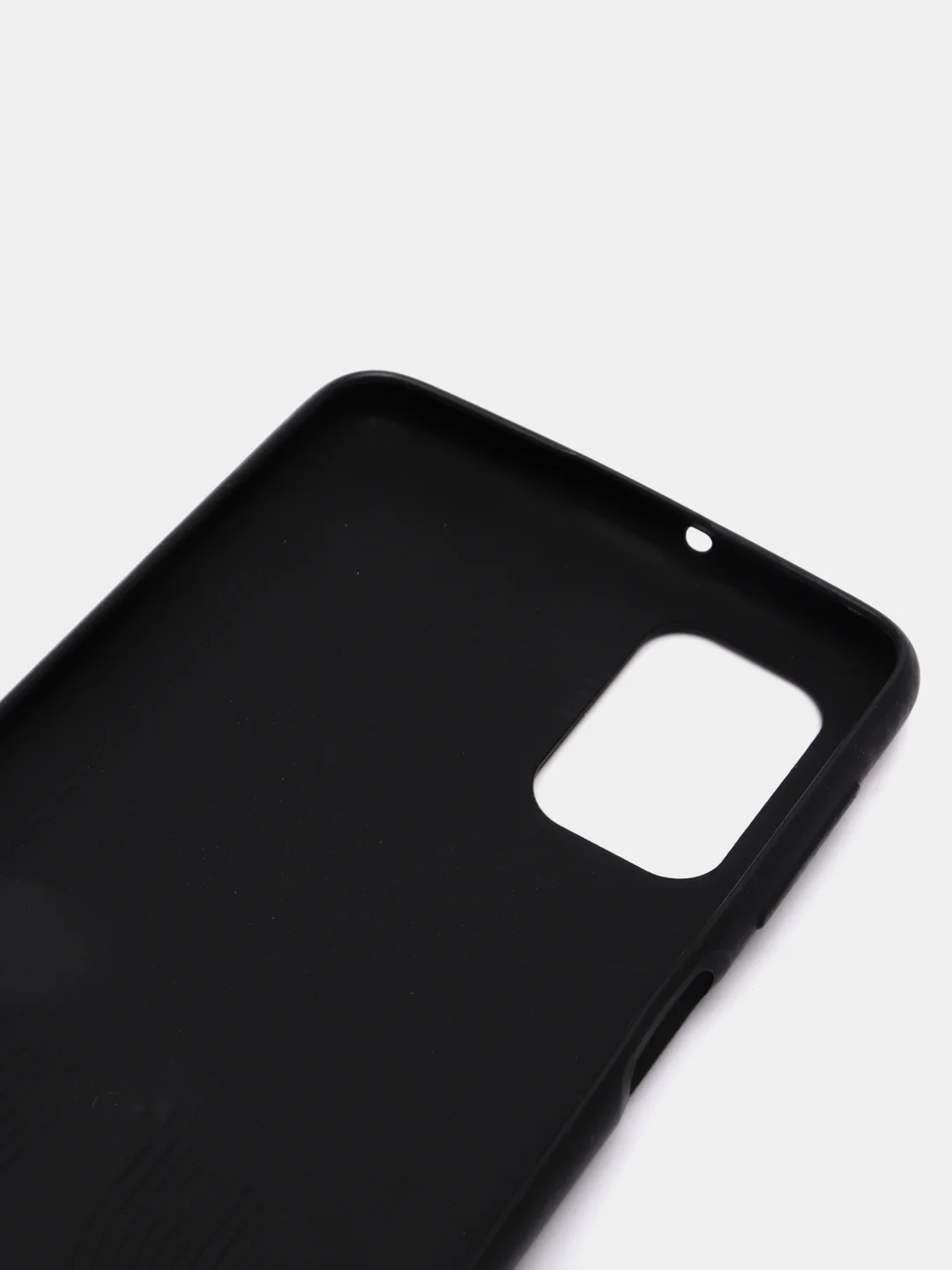 Черный чехол для Samsung M31S под кожу, силиконовый
