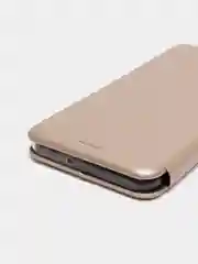 Золотой чехол книжка Honor 10X Lite