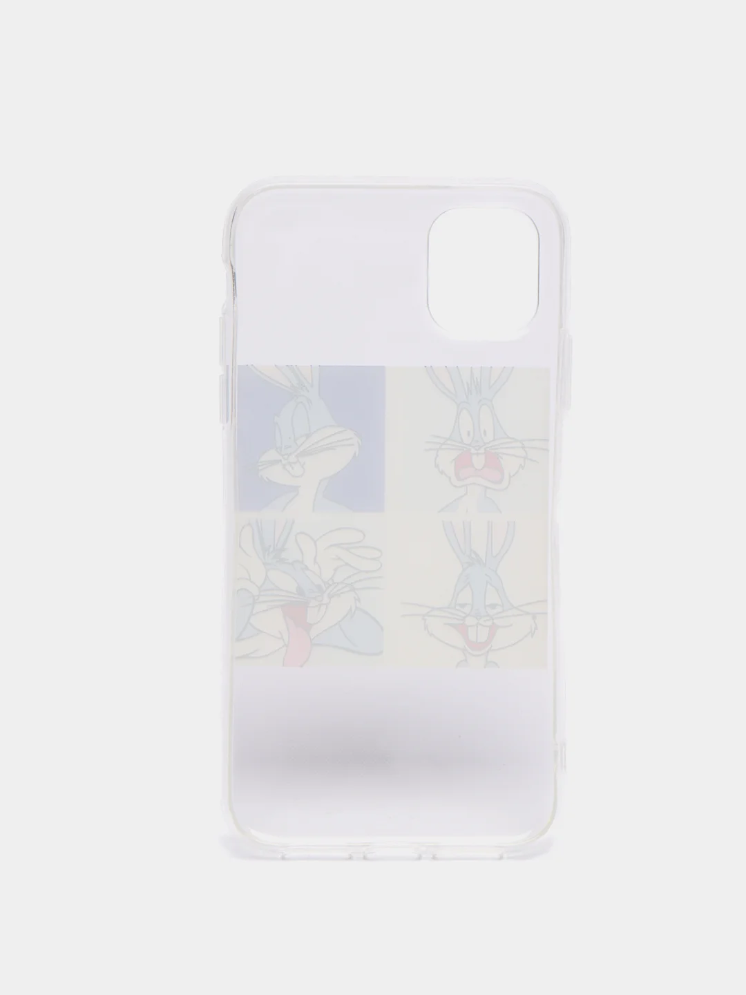 Лавандовый чехол прозрачный мультфильм "Looney Tunes" для iPhone 7/8 Plus XR 11 12 Pro mini 13