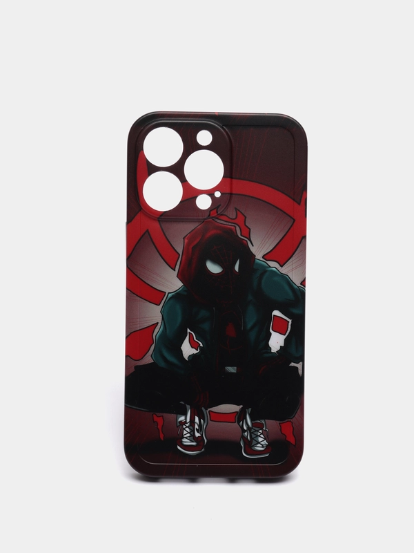 Чехол силиконовый мультик "Человек-паук" для IPhone XR 11 12 mini Pro 13 Pro
