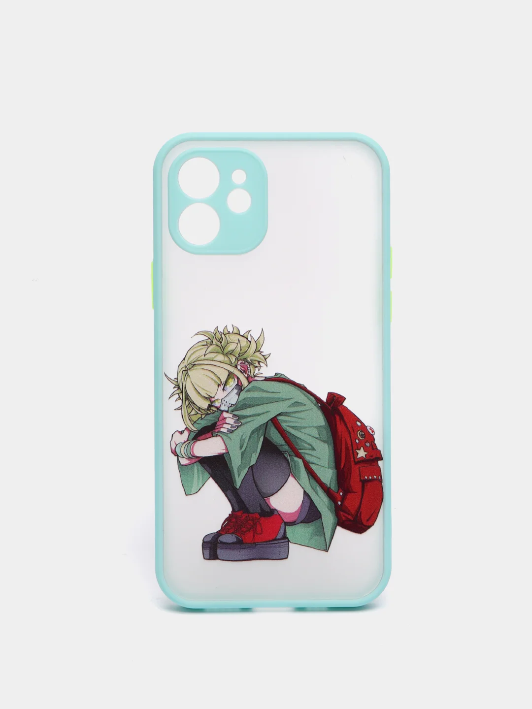 Бирюзовый чехол аниме "Моя геройская академия" для IPhone 7/8 XR 11 12 mini PRO 13 PRO