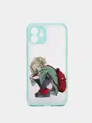 Бирюзовый чехол аниме "Моя геройская академия" для IPhone 7/8 XR 11 12 mini PRO 13 PRO