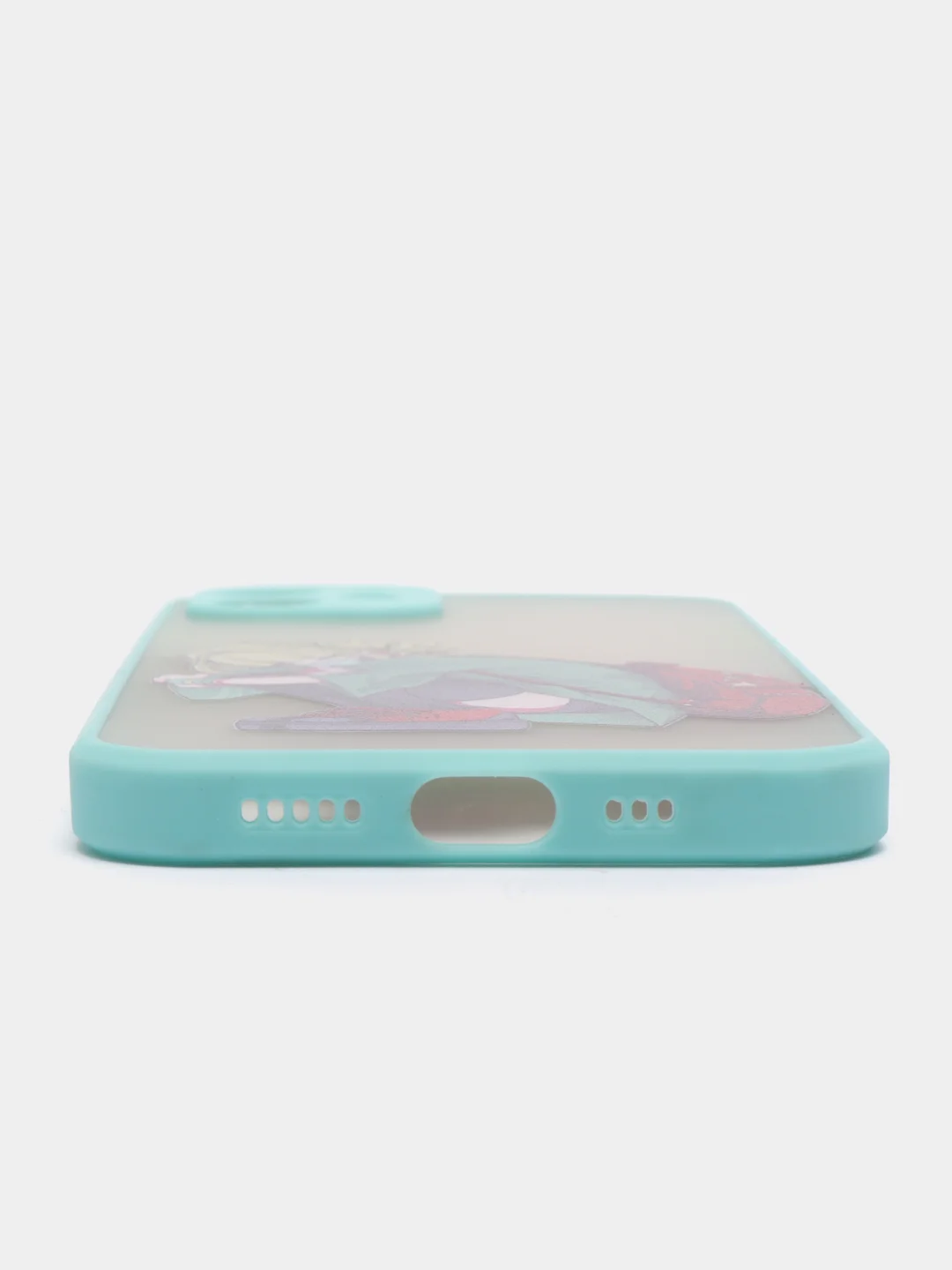 Бирюзовый чехол аниме "Моя геройская академия" для IPhone 7/8 XR 11 12 mini PRO 13 PRO