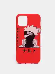 Алый чехол аниме манга "Наруто" 2 для iPhone 6/6s 7/8 7/8 Plus XS 11 XR 12 pro mini 13