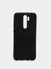 Чехол для Xiaomi Redmi Note 8 Pro силиконовый, алькантара