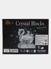 Серый лебедь со светом и музыкой 3D Crystal Blocks Puzzle (3D Пазл / Головоломка IQ 3D puzzle)