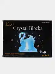 Серый лебедь со светом и музыкой 3D Crystal Blocks Puzzle (3D Пазл / Головоломка IQ 3D puzzle)