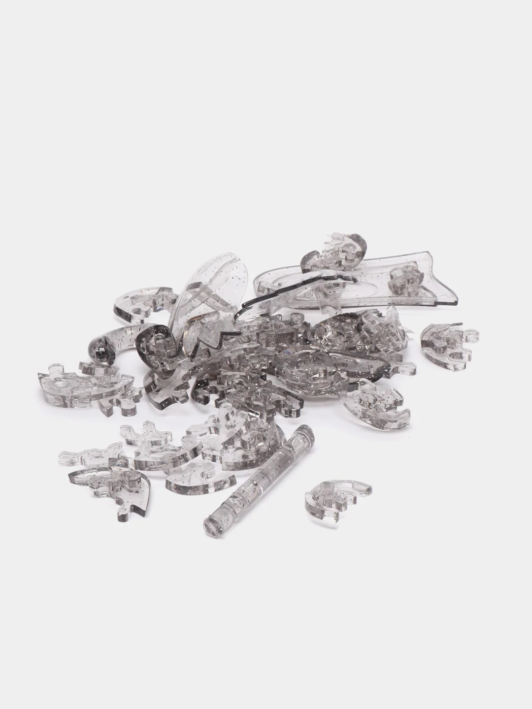 Серый лебедь со светом и музыкой 3D Crystal Blocks Puzzle (3D Пазл / Головоломка IQ 3D puzzle)