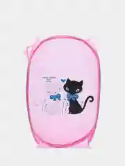 Розовый корзина для игрушек