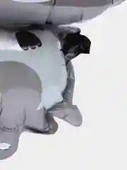 Угольный шар большая фигура зайка, енот, лиса, серия Лесные звери"