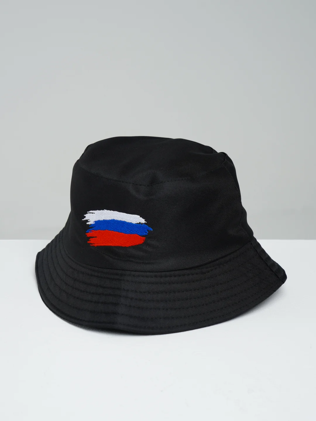 Панама "Флаг России", черная