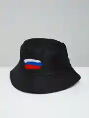 Панама "Флаг России", черная
