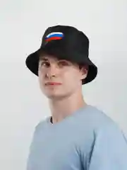 Панама "Флаг России", черная