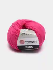 Вишнёвый пряжа YarnArt Jeans, 50 г, 160 м