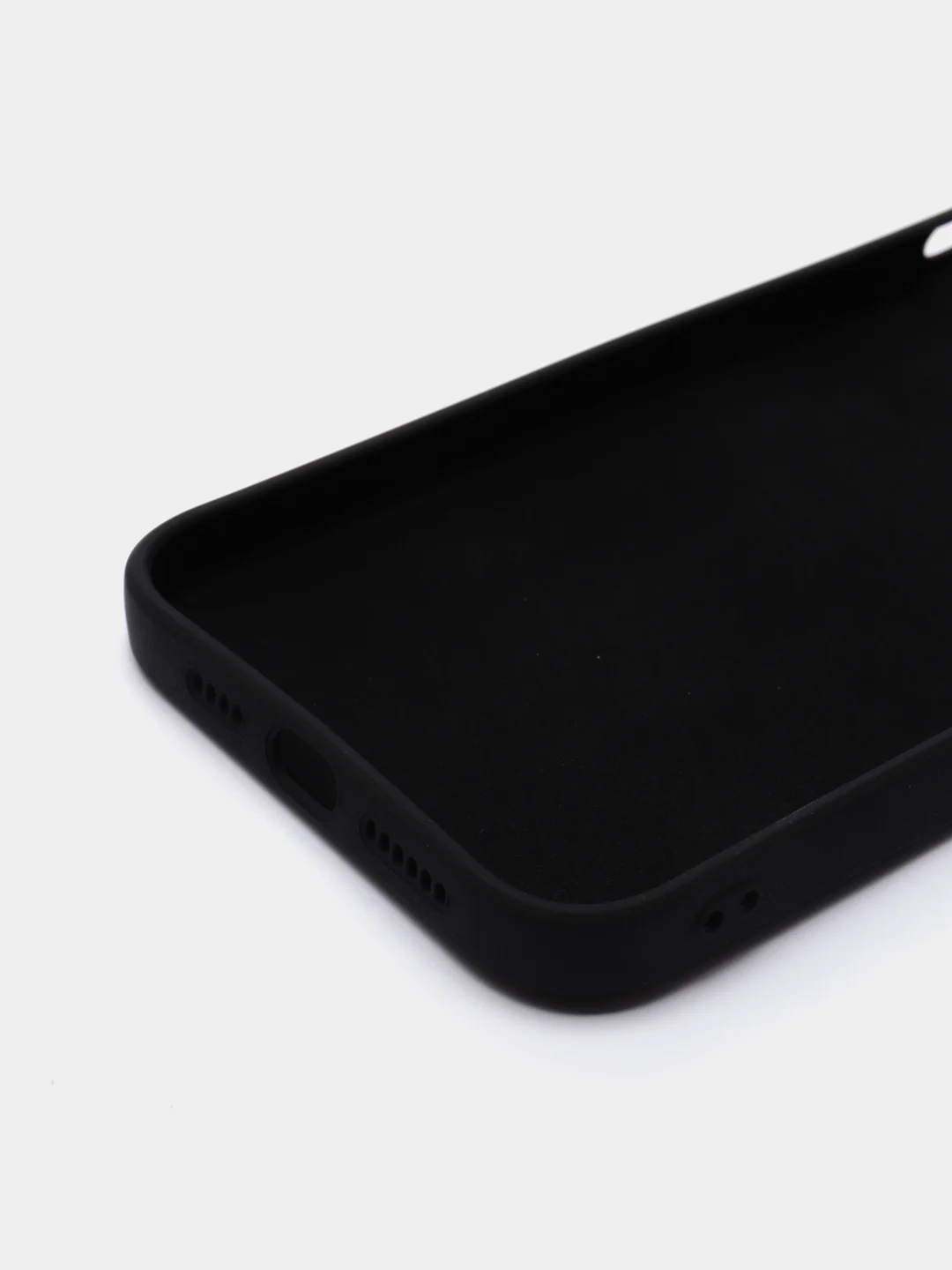 Черный чехол для iPhone 7,8,7plus,8plus,X,XS,XR,XS MAX,11PROMAX,12MINI,12PROMAX силиконовый