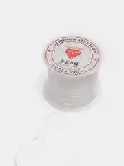 Белый резинка для бисера, спандекс