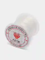 Белый резинка для бисера, спандекс