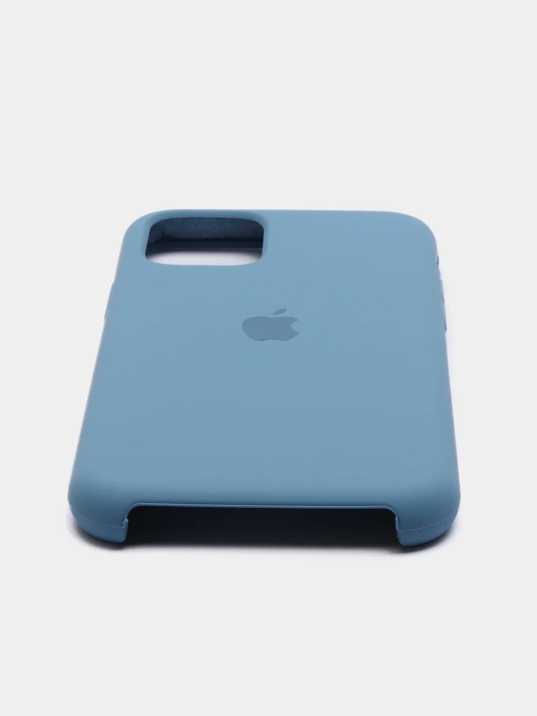 Синий меланж чехол силиконовый iPhone 6/6S, 7/8/SE 2020, Plus, X/XS, XR, 11, 12, Pro, Max