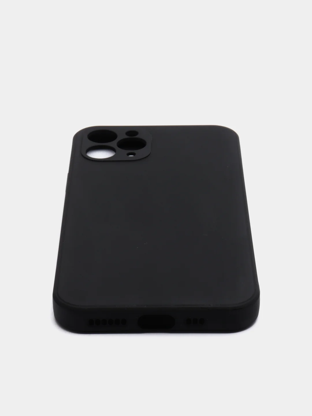 Черный чехол для iPhone 7,8,7plus,8plus,X,XS,XR,XS MAX,11PROMAX,12MINI,12PROMAX силиконовый