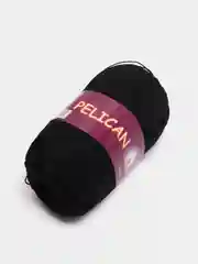 Черный пряжа Vita Pelican, мерсеризованный хлопок, 50 г 330 м