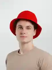 Красный панама унисекс