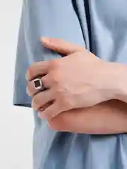 Перстень мужской, агат