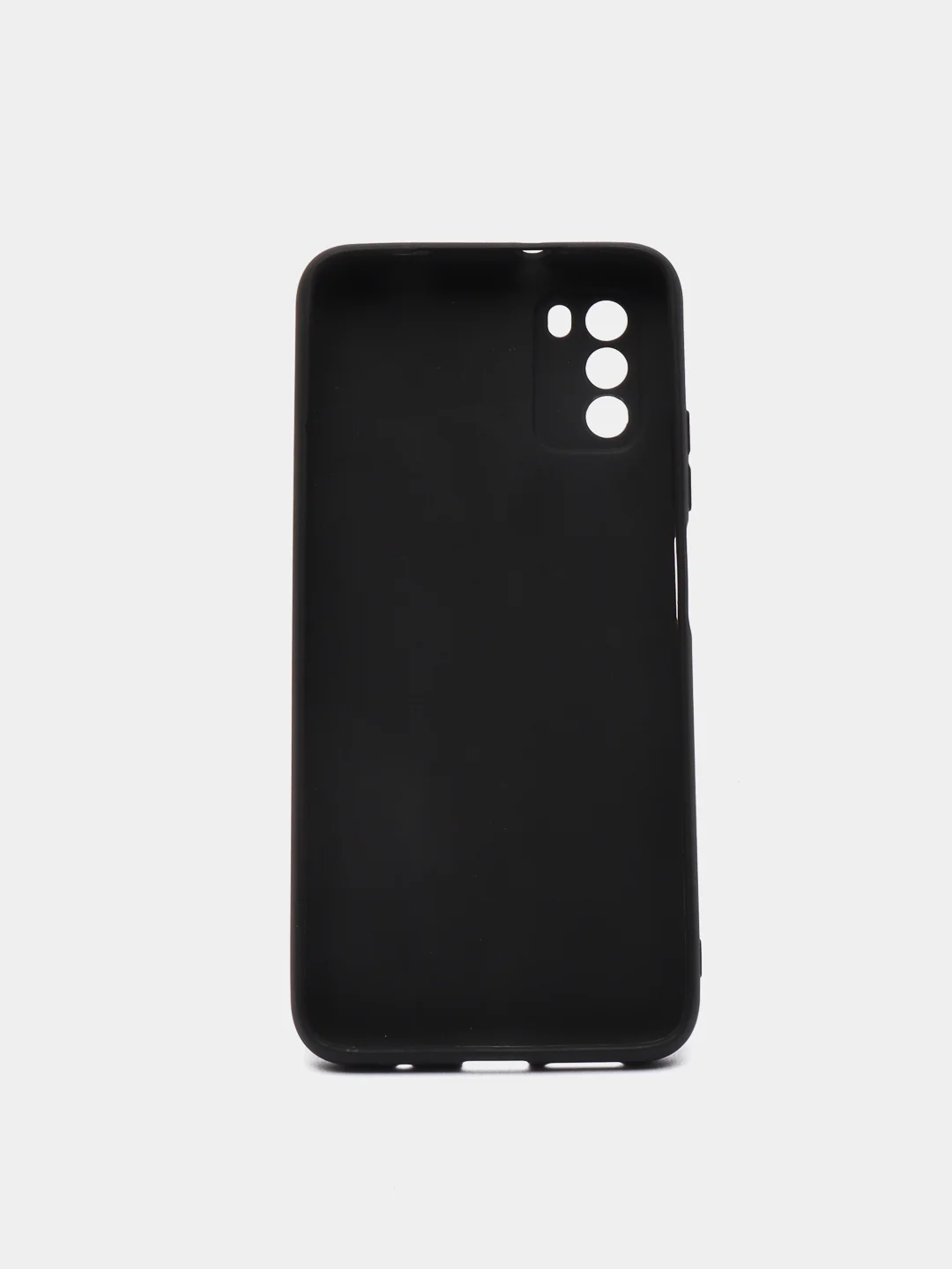 Xiaomi Poco M3 чехол силиконовый черный 1мм