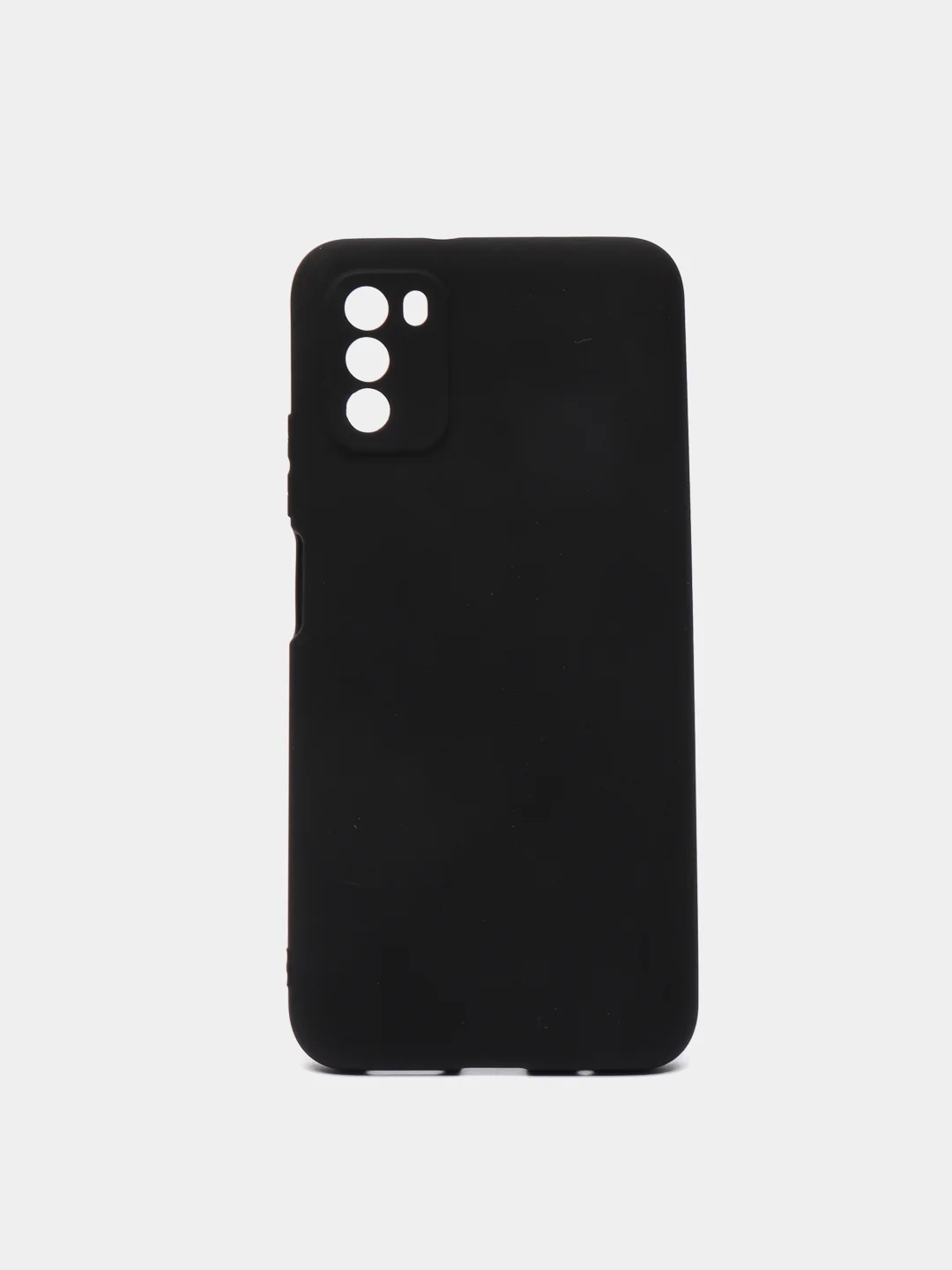Xiaomi Poco M3 чехол силиконовый черный 1мм