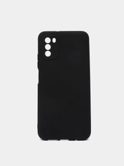Xiaomi Poco M3 чехол силиконовый черный 1мм