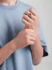 Серебряный кольцо "Пуля"