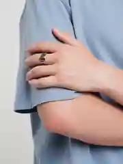 Серебряный кольцо "Пуля"