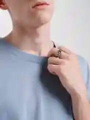 Серебряный кольцо "Пуля"