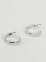 Серебряный серьги-кольца, гвоздики