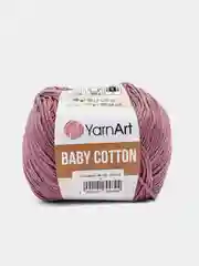 Марсала пряжа YarnArt Baby cotton, 50 г, 165 м, акрил и хлопок