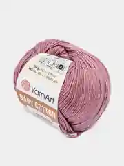 Марсала пряжа YarnArt Baby cotton, 50 г, 165 м, акрил и хлопок