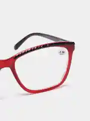 Красный готовые очки для зрения с диоптриями "+" и "-" Fabia monti
