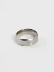Серебряный кольцо мужское стальное "Супермен"
