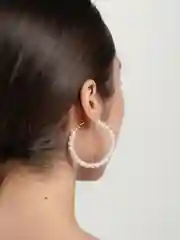 Серьги кольца на Новый год