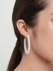 Серьги кольца на Новый год