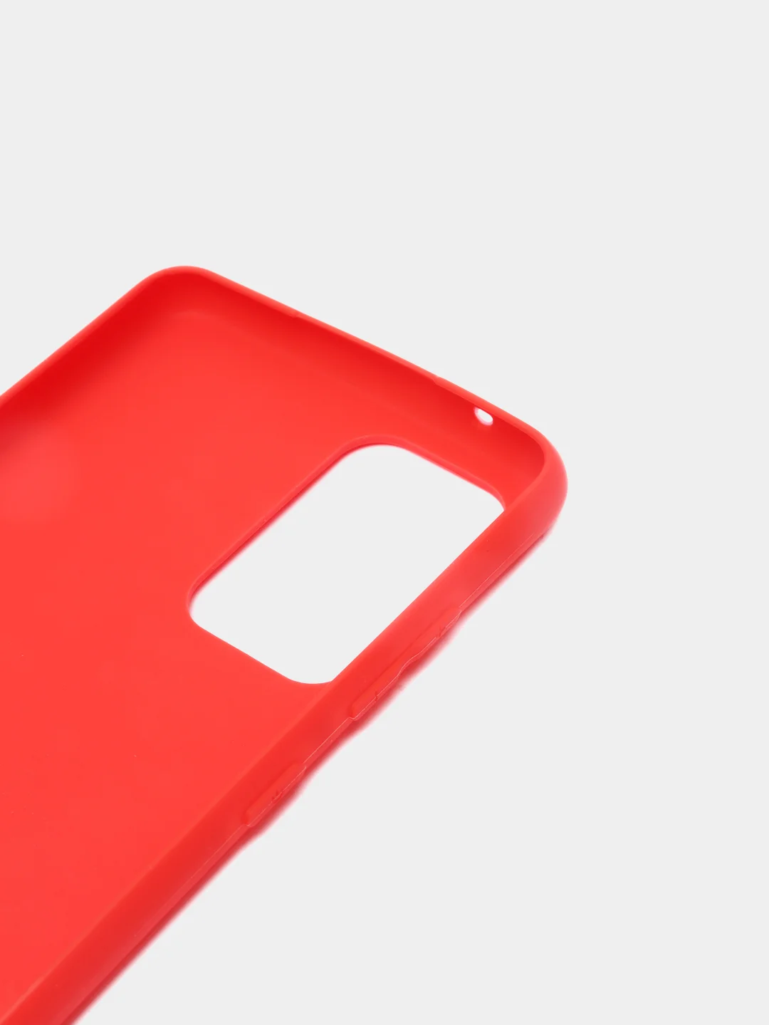 Красный чехол для Samsung Galaxy A52 А72 M21/M30S мягкий матовый TPU силикон