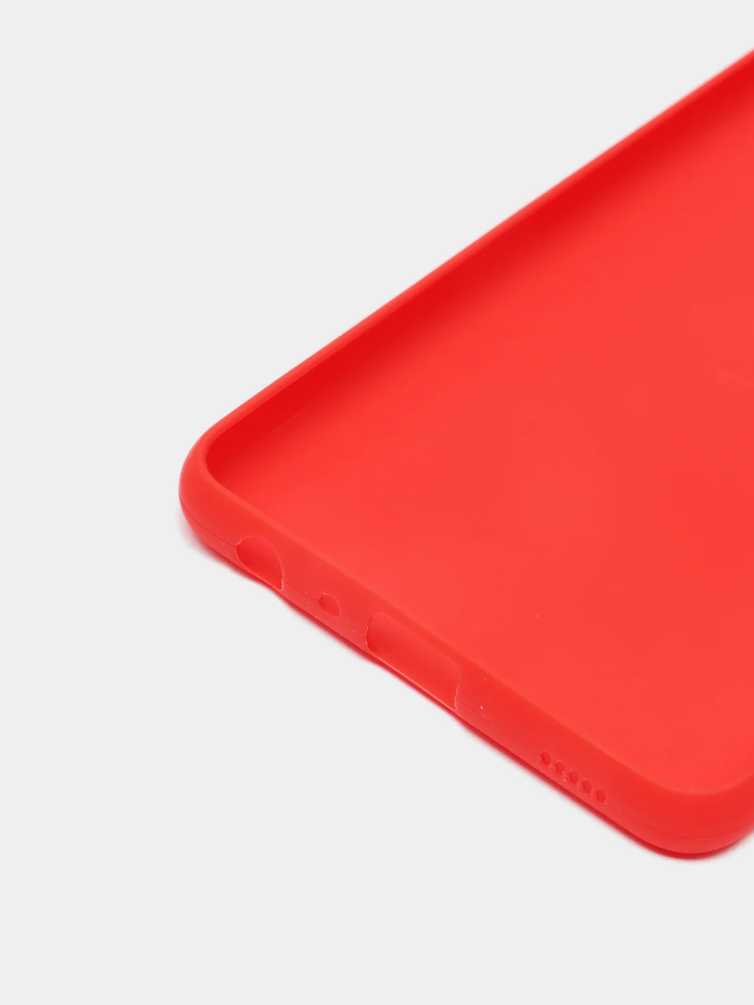 Красный чехол для Samsung Galaxy A52 А72 M21/M30S мягкий матовый TPU силикон