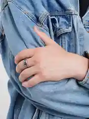 Черный кольцо мужское стальное