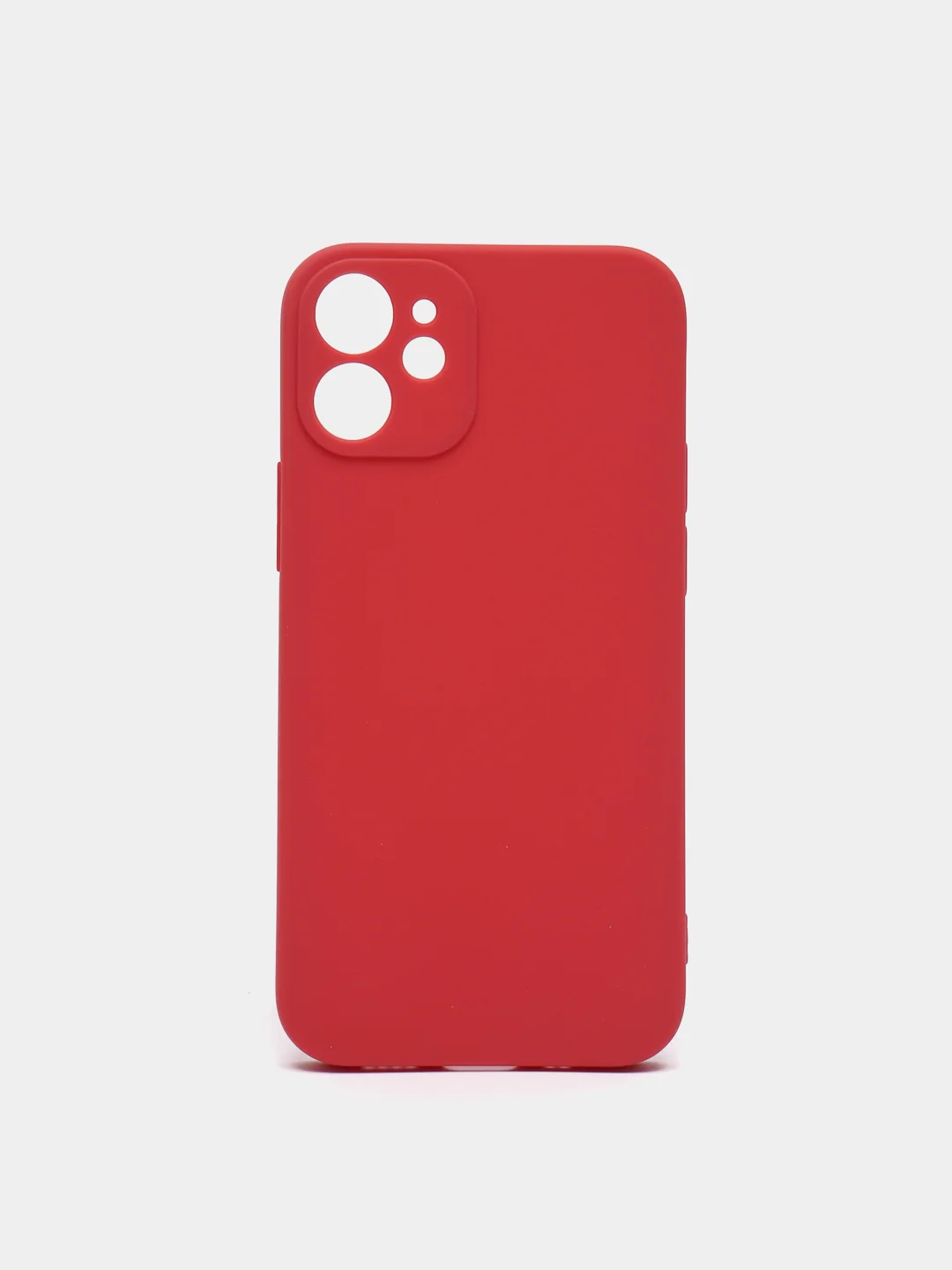 Красный чехол силиконовый для iPhone 12, 12 Mini ,12 Pro, 12 Pro Max