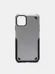 Серебряный мощный прорезиненный чехол для iphone 11 Pro Max, 8 разных цветов